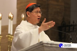 Tagle to wash feet of 12 youths on Maundy Thursday